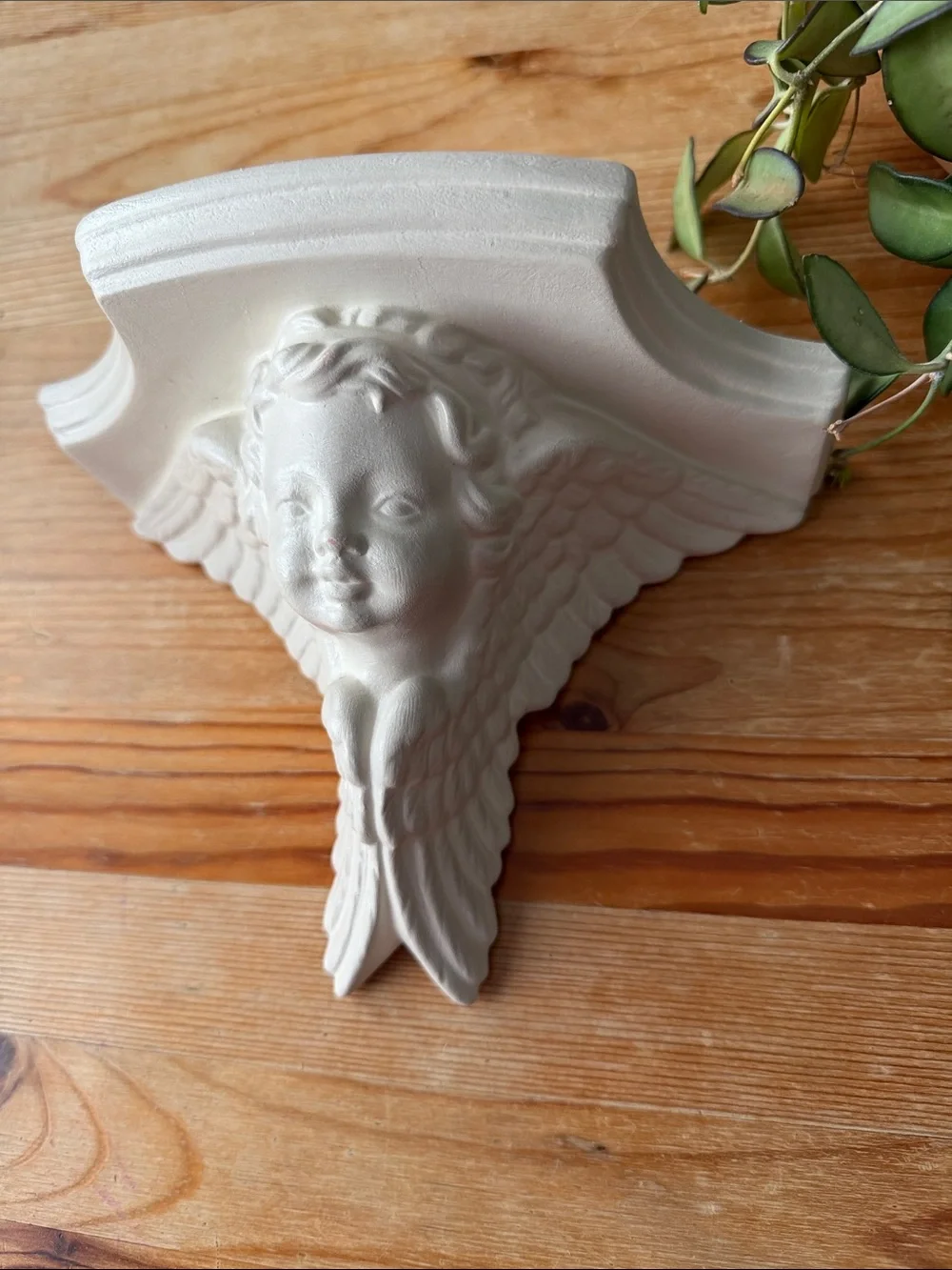 Vintage Cherub Wall Corbel Shelf Accent